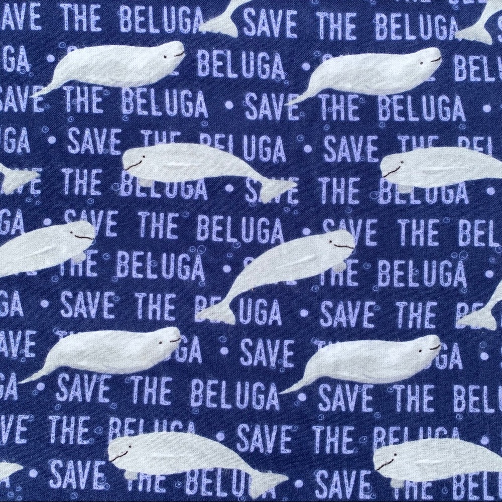 Handmade facemask (Beluga)